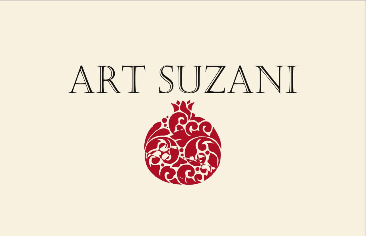Hand stitching on Suzani textile